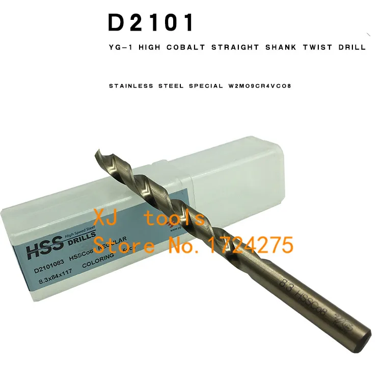 

Made in Korea YG-1 D2101 10.1-12mm 5pcs/set HSS-C08% M42 Twist drill Processing: stainless steel. Alloy steel. Aluminum etc.