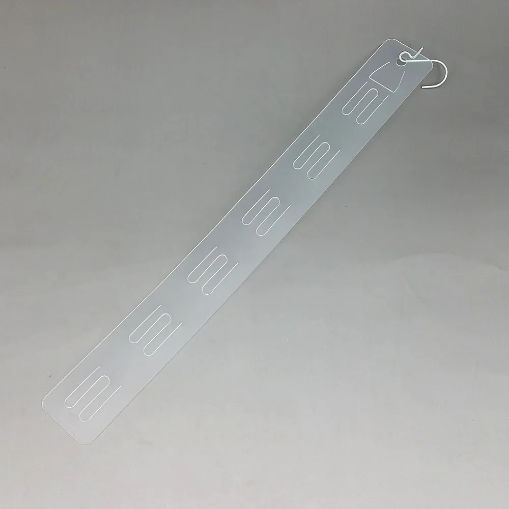 L35cm Plastic Hanging Display Merchandise Clip Strips Supermarket Retail Store Commodity Products Promotion 100pcs