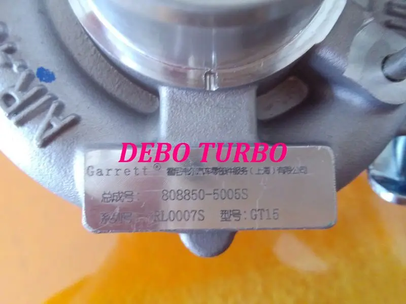 NEW GENUINE  GT1549S 808850-5 CN1-6K682-AD Turbo Turbocharger for JIANGLING JMC LIGHT TRUCK JX493ZQ 2.8L Diesel 72KW