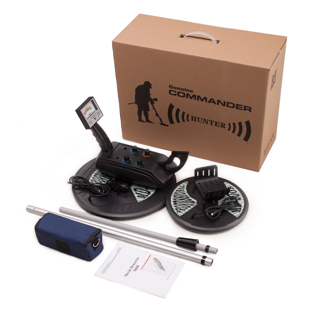 MD-5008 Pro Underground Gold Metal Detector  Metalesy Tesoros MD5008 Calibracion Master With 2 Coils