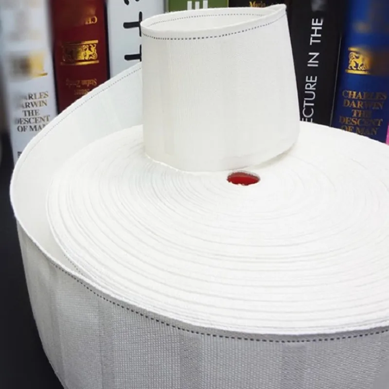 XWL 7cm Wide Thickening White Cotton Curtain Hook Tape Belt Ribbon DIY Curtain Accessories Sewing Sunscreen Curtain Cloth Decor