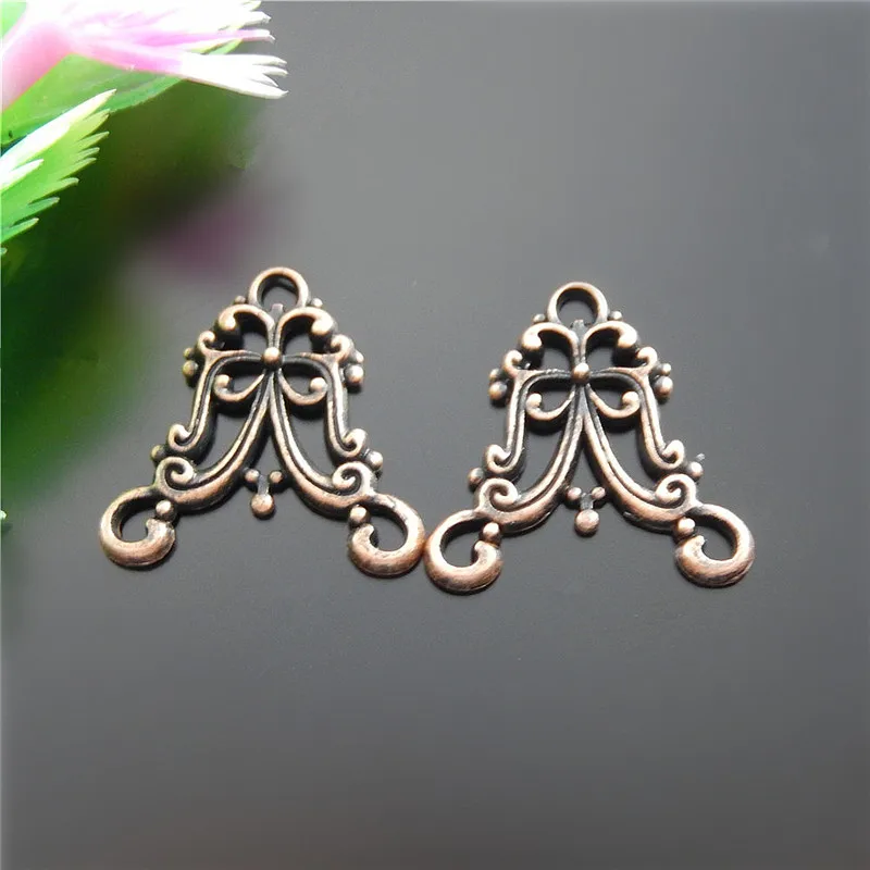 20pcs GraceAngie Antique Copper Irregular Creative Shaped Connector Pendant Charms Unisex Jewelry Accessories  Decor  20*20*2mm