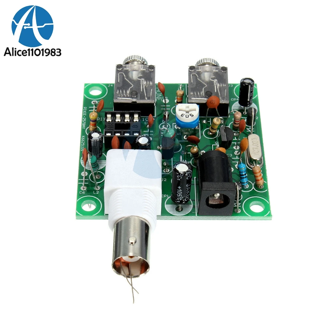 DIY Radio 40M CW Nadajnik krótkofalowy Micro Niska moc Amplitude Telegraph QRP Pixie Kit Odbiornik 9A Bateria 50 Ohm