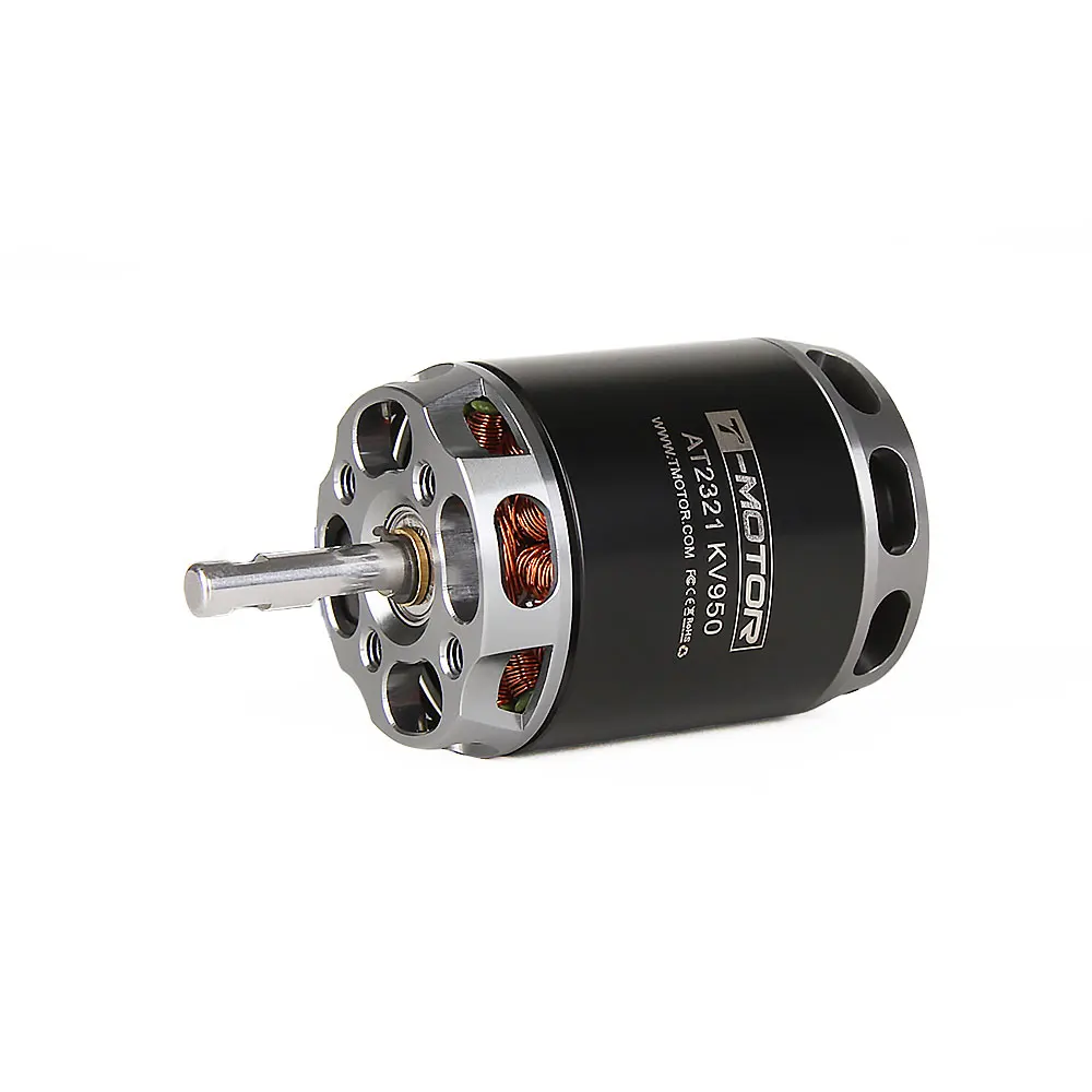 T-MOTOR AT2321 Long Shaft KV950 KV1250 brushless motor for  long range VTOL fixed wing UAV mapping surveillance delivery drone