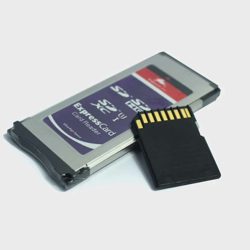 Promotion!!! SD SDHX SDXC Card into Express Card SXS Card Adapter Expresscard Card reader Utral high speed 34mm
