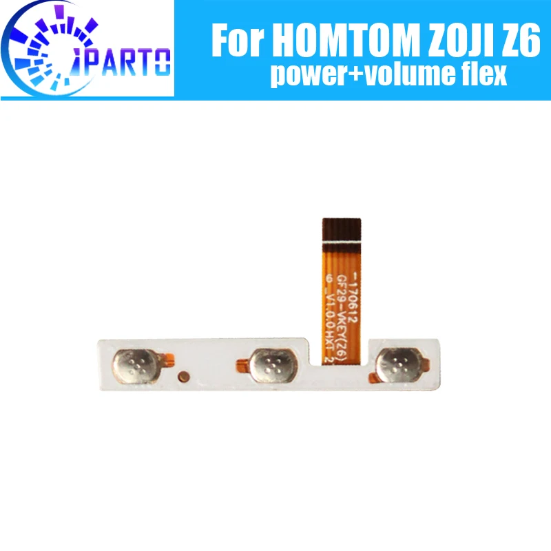 HOMTOM ZOJI Z6 korzystając z łączy z boku przycisk Flex Cable 100% oryginalny przycisk zasilania + głośności Flex Cable naprawa części dla HOMTOM ZOJI z6