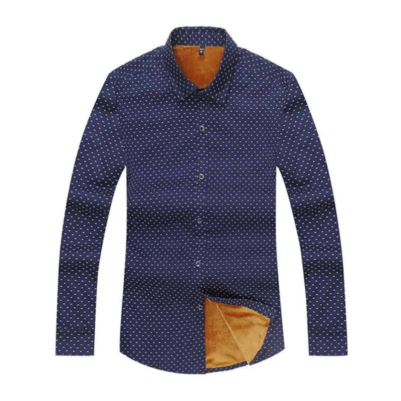 2018 New Men Long Sleeve Shirt Luxury Stylish Mens Printing Slim Fit Shirt Casual Shirts Mens Dress Shirts 5 Color Size:M-5XL