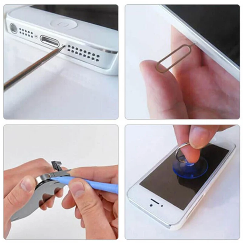 11 in 1 오프닝 도구 iPhone 4 4s 5 5s 6 6s 스마트 휴대 전화 수리 도구 키트 스크루 드라이버 세트 용 분해 키트