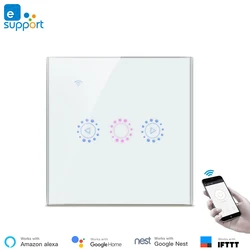 Wireless home automation eWelink App control WiFi LED dimmer switch light switch dimmer compatible with Alexa Google home