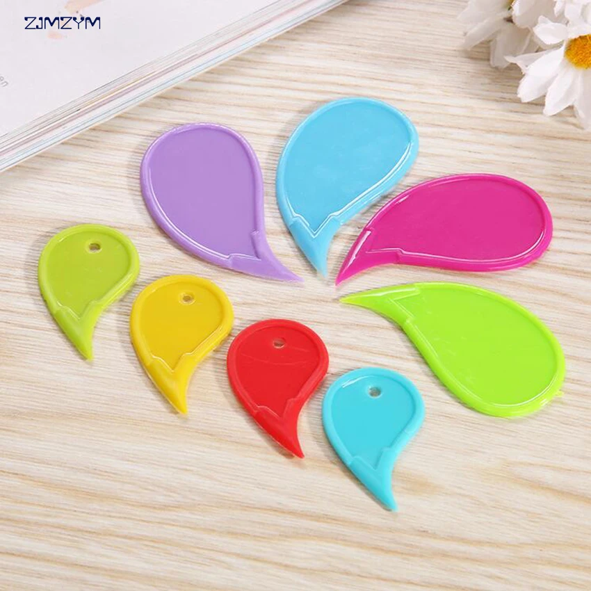 10PCS Mini แบบพกพากล่องพลาสติก Unpacking เครื่องมือเครื่องตัดกระดาษ Letter เปิดกระเป๋า Multi มีดบ้านสำนักงาน-เครื่องมือ