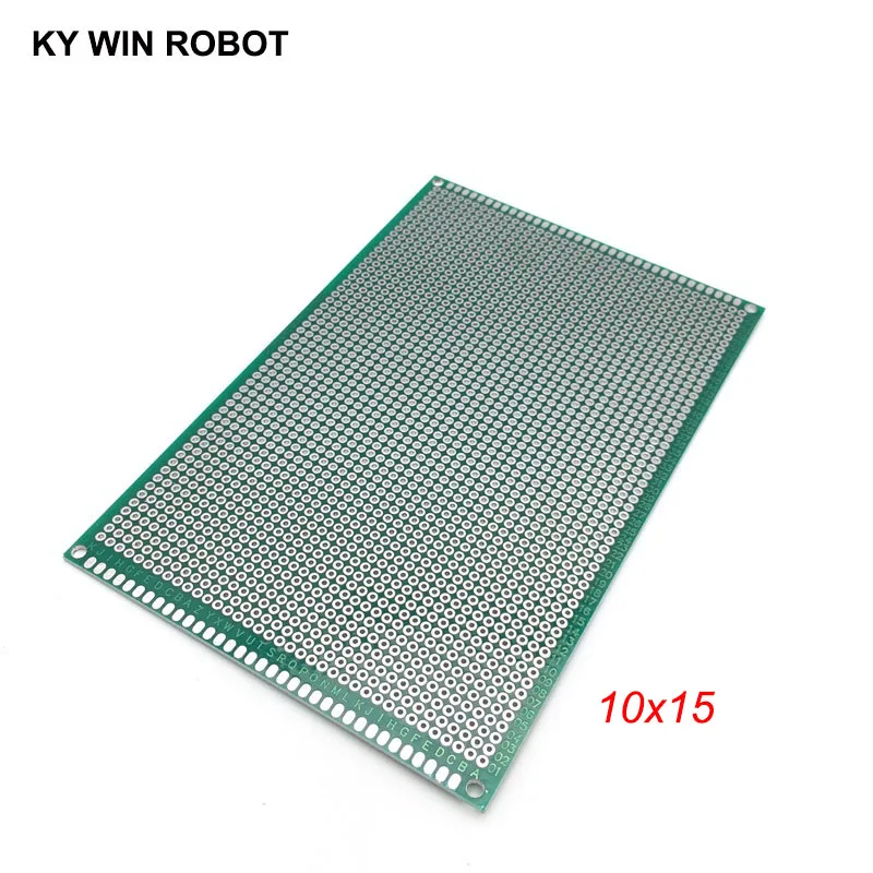 1pcs 10x15cm 100x150mm Double Side Prototype PCB Universale Printed Circuit Board Protoboard Per arduino