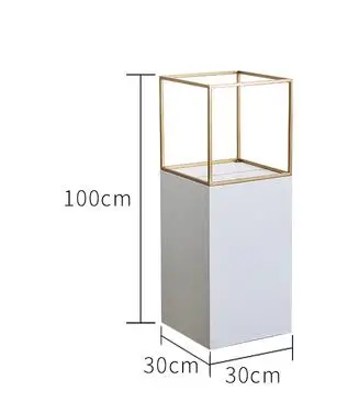 Clothes store display stand floor-to-floor Coat rack women's clothing store simple retro iron screen side hung in the island she