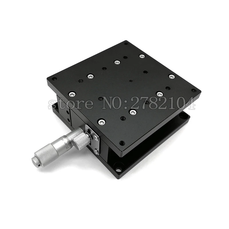 Imagem -03 - Plataforma de Ajuste Fino Manual Estágio de Elevação do Deslocamento Mesa Deslizante Eixo z 90*90 mm Lz90 Z90
