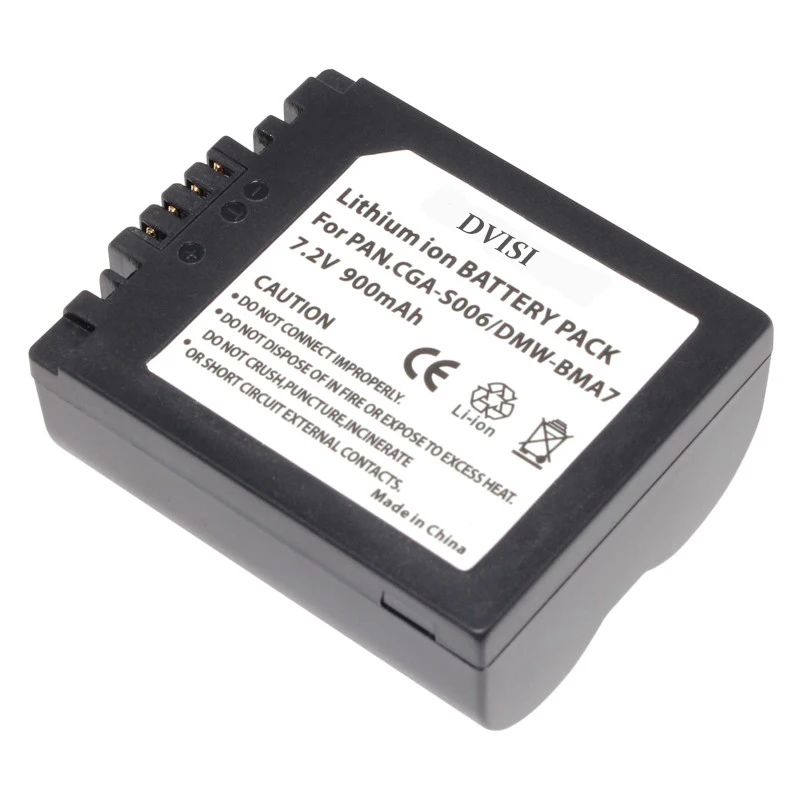 

1Pc CGA-S006 CGR CGA S006E S006 S006A BMA7 DMW BMA7 Rechargeable Battery for Panasonic DMC FZ7 FZ8 FZ18 FZ28 FZ30 FZ35 FZ38 FZ50