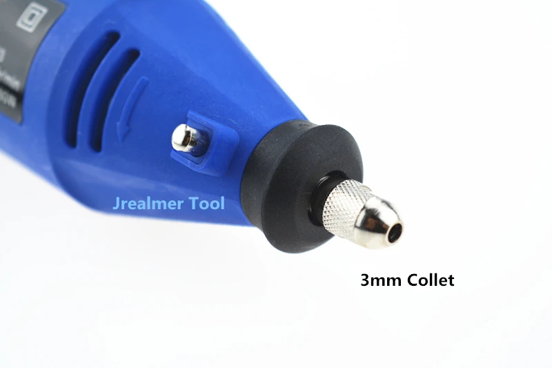 Jrealmer Professional Electric Mini Die Grinder Dremel Tool 3mm Chuck Variable Speed Rotary Tool& Free Flexible Shaft