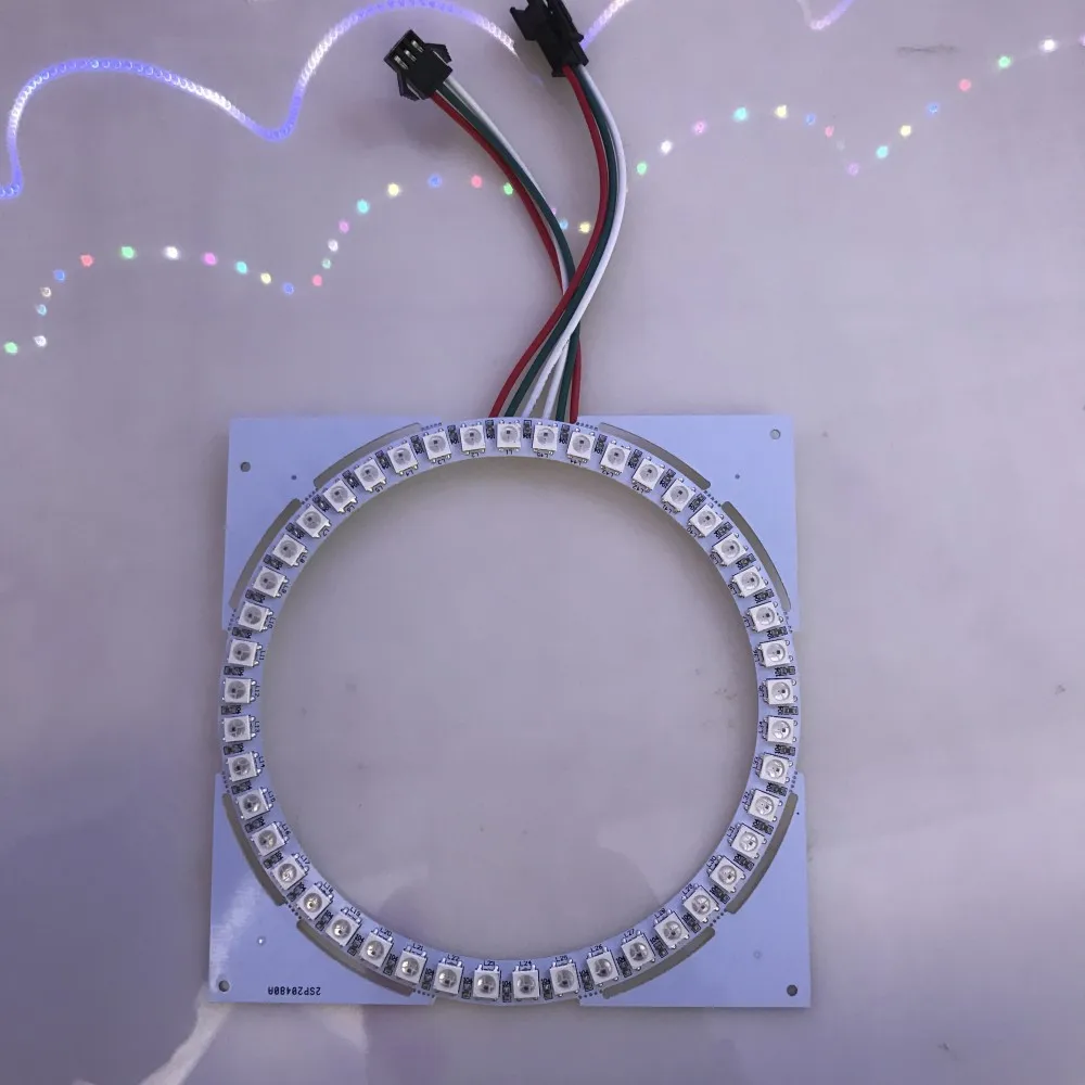 1pc WS2812B 16/35/45leds pixel Ring Addressable LED modules DC5V SK6812 RGB full color Round LED Circle