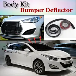 For Hyundai i40 Bumper Lip / Front Spoiler Deflector For TopGear Friends Car Tuning View / Body Kit / Strip Skirt