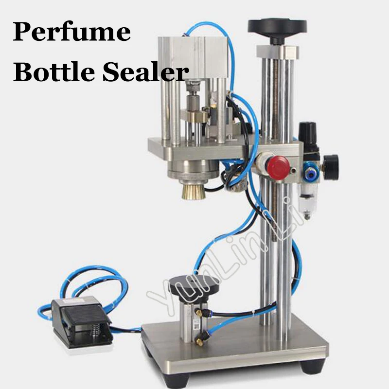 

Pneumatic Perfume Bottle Sealer Automatic Perfume Capping Machine Perfume Bottle Valve Door Sealing Machine