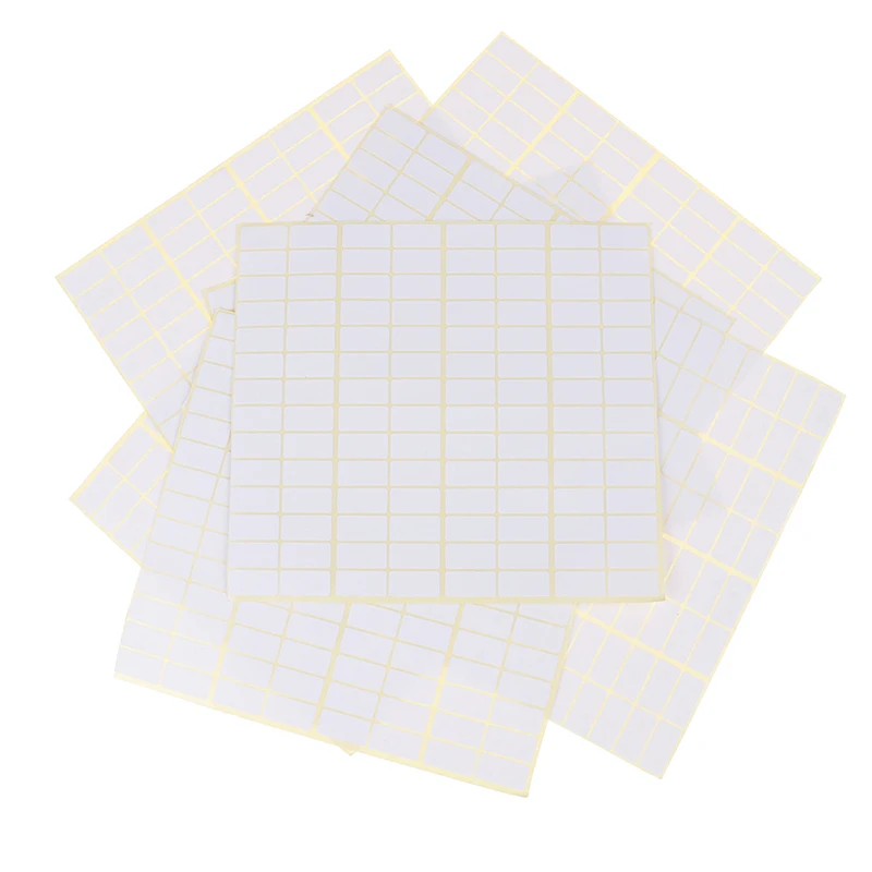 1680pcs A Lot 10*20mm Blank White Sticker Labels Small Paper Adhesive Label Stickers Writable Note Sticker Tag Crafts