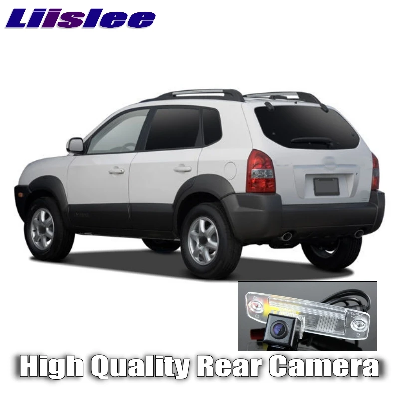 

LiisLee Car Reversing image Camera For Hyundai Tucson JM 2004~2010 High Quality Night Vision HD WaterProof Rear View back up CAM