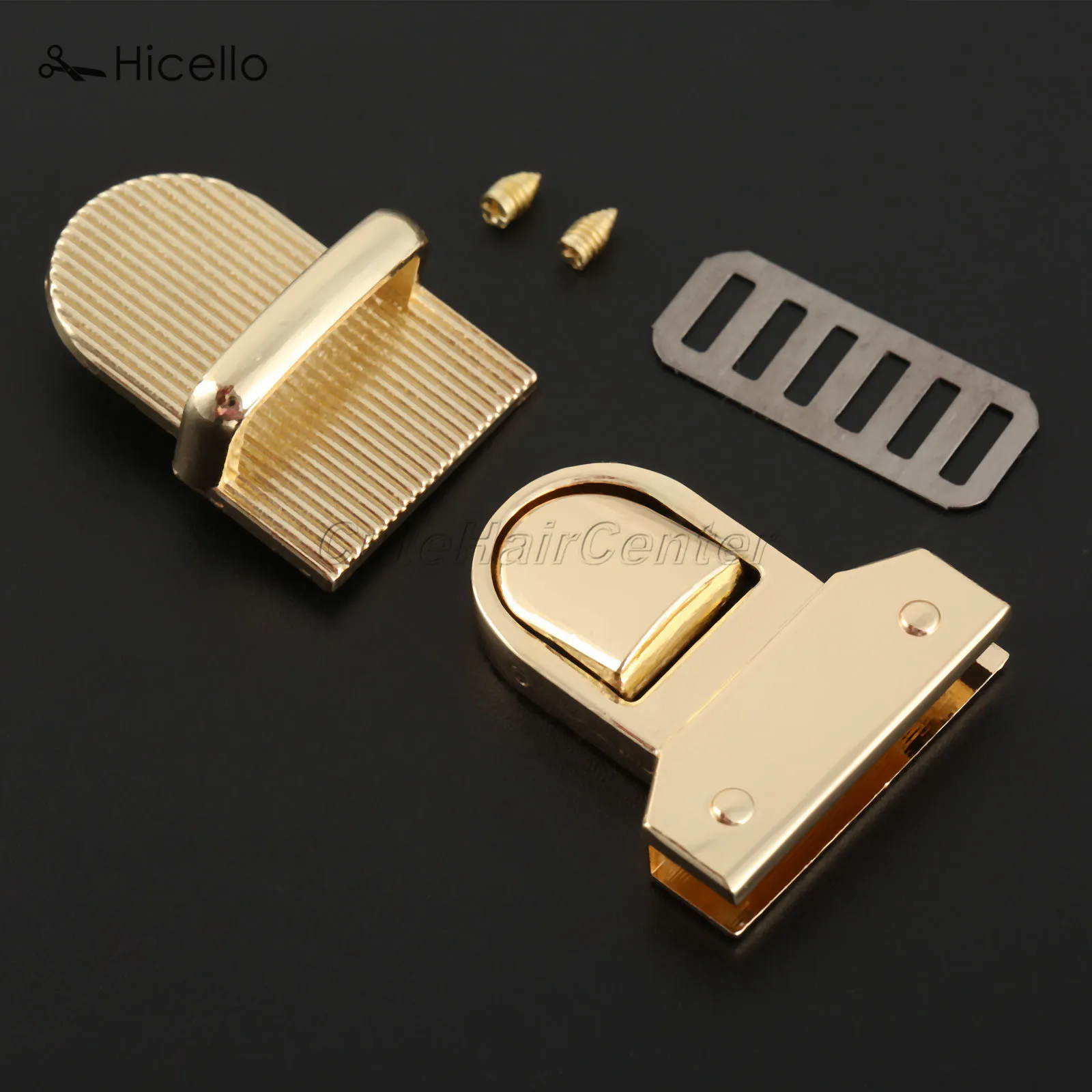 1Set Bag Clasp Lock Twist Turn locks Zinc Alloy 33*29mm for Luggage Leather Bags Clothing Shoes Sewing Accessories Craft Hicello