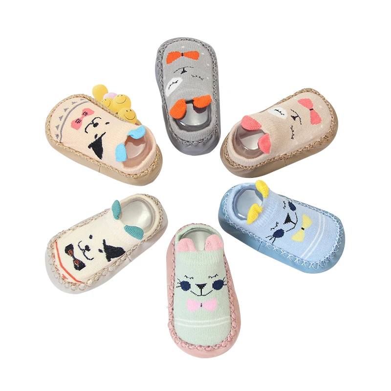 

New Baby Socks With Rubber Soles Infant Newborn Baby Girls Boys Children Floor Socks Shoes Anti Slip Soft Sole Sock