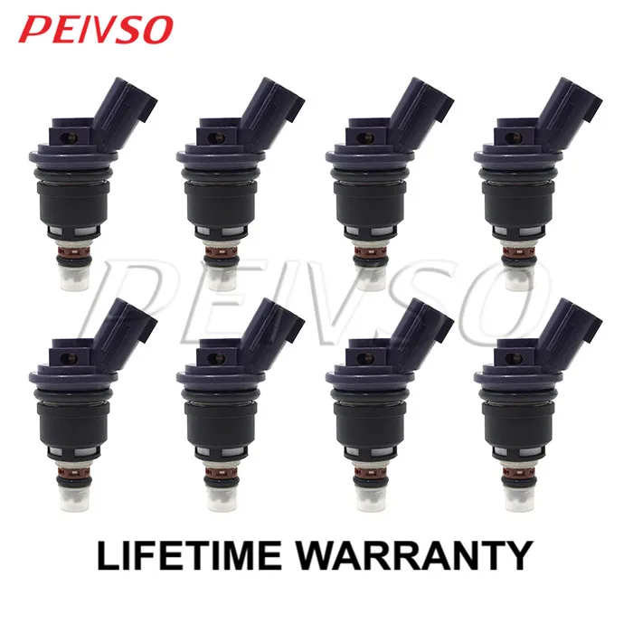 PEIVSO 8pcs 16600-67U10 Fuel Injector For INFINITI Q45 4.5L V8 1993~1996 16600-67U00