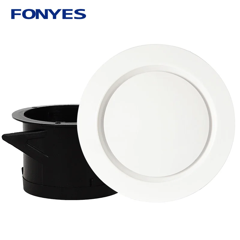 3/4/6 inch Plastic air vent cover bathroom wall ceiling exhaust pipe ventilation grille for round duct 75/100/150mm