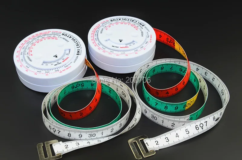 0-150cm 60inch BMI body tape measure BMI caculator,BMI measure tape,waist tape measure 100pcs/lot