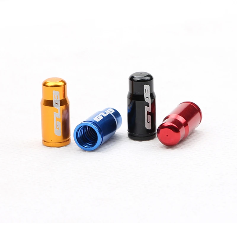 Bicycle Valve 2PCS Presta Valve Cap Mountain Bike Road Bike Cycle Valve Cap Ultra-light Aluminum Alloy Presta Valve Dust Cap