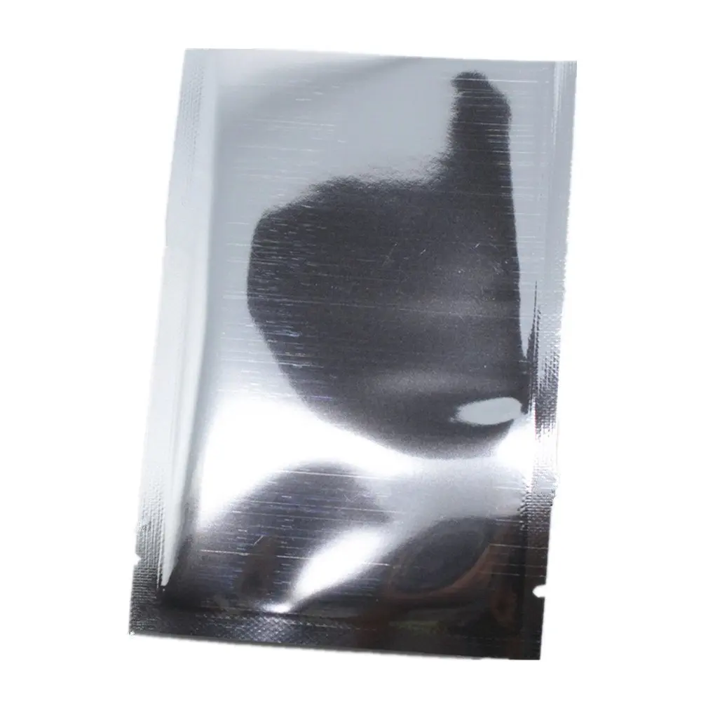 16*24cm 100Pcs/lot Silver Mylar Foil Open Top Snack Package Bag Aluminum Foil Dried Fruit Coffee Power Storage Packing Pouch