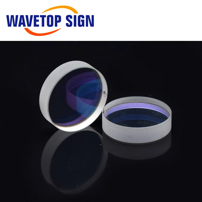 WaveTopSign 1064nm Quartz K9 20x5mm Half and Full Reflect Mirror T=50% / 100% Output Mirror Laser Welding and Cutting Machine