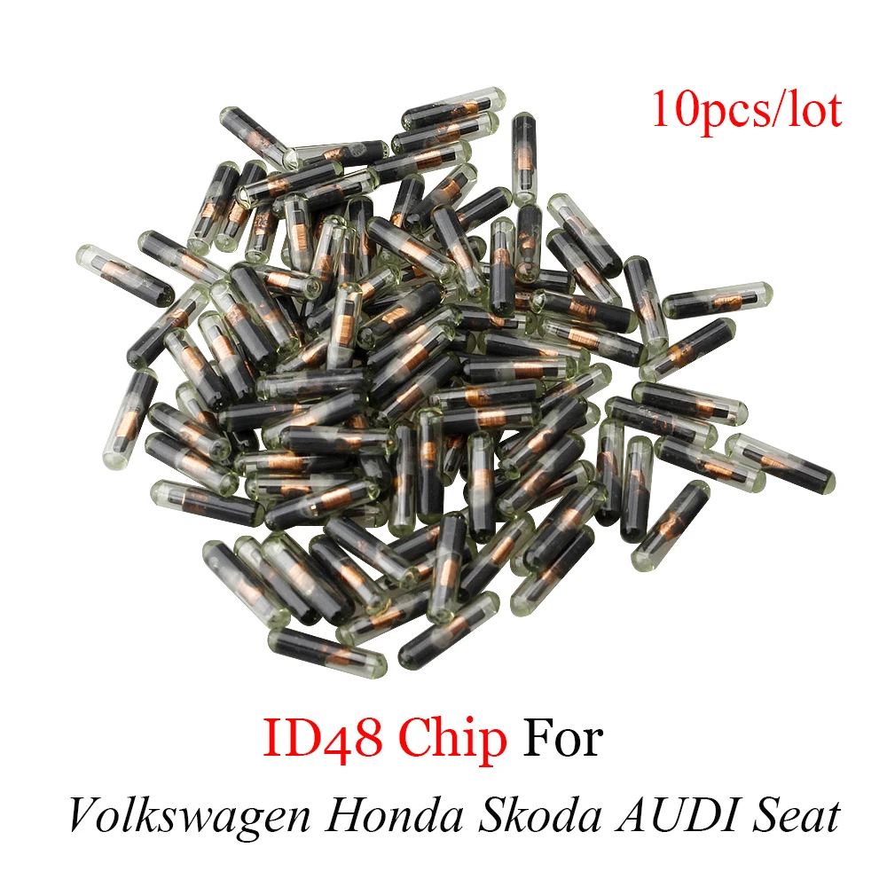 10pcs/lot Car Key Chip ID44 ID46 ID48 Transponder Chip Carbon PCF7935AA PCF7936/PCF7936AS