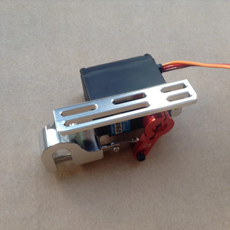1PCS RC Bait Boats Servo Throw Device Large Torque Parabolic Switch Devices 6KG Dispenser with 25T servo Arm