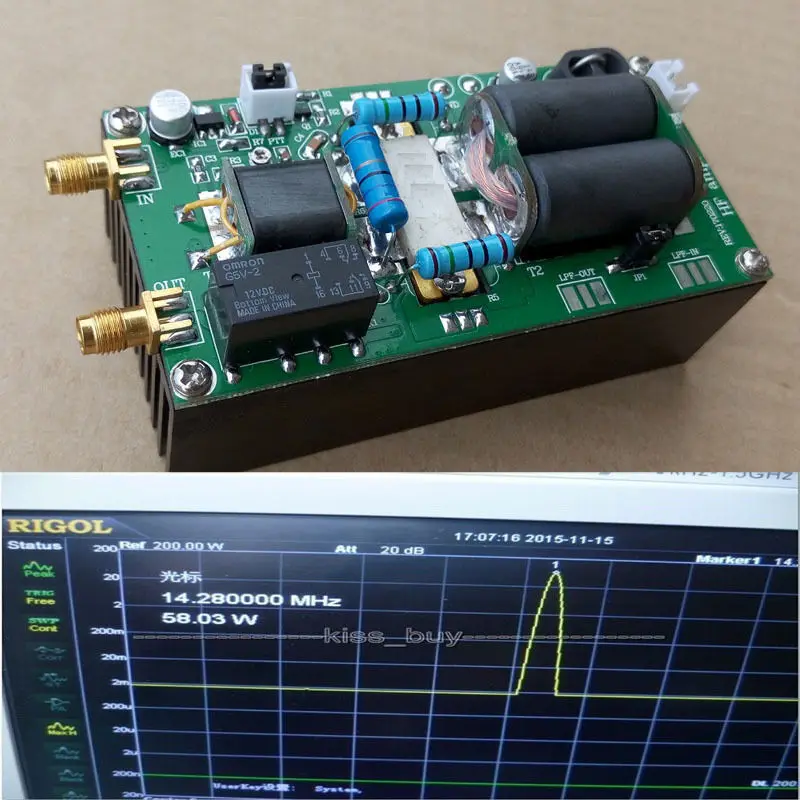 MINIPA Assembled 100W SSB linear HF Power Amplifier 1.8-54 MHz For YAESU FT-817 KX3 heastink CW AM FM HAM radio