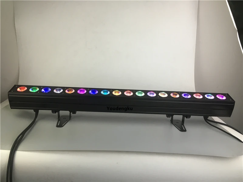 10 pieces 18*12W rgbw 4in1 Led Wall Washer Strip Light For Wedding Bar indoor wall washer led light