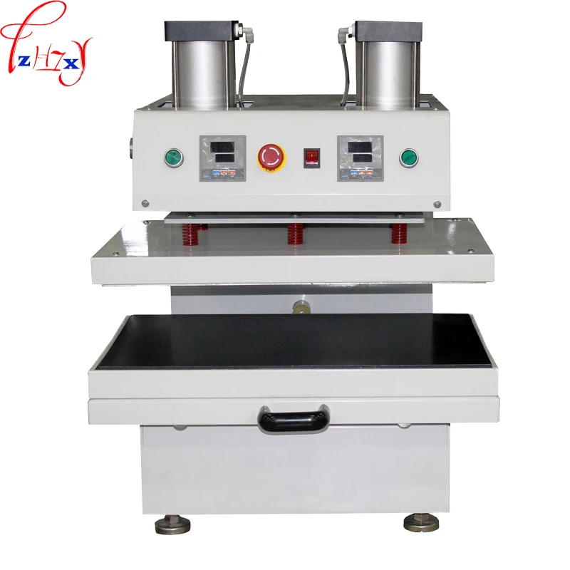 Pneumatic stamping machine 50*70cm upper and lower board double - side heating and ironing drill machine  110/220V 3500W 1PC