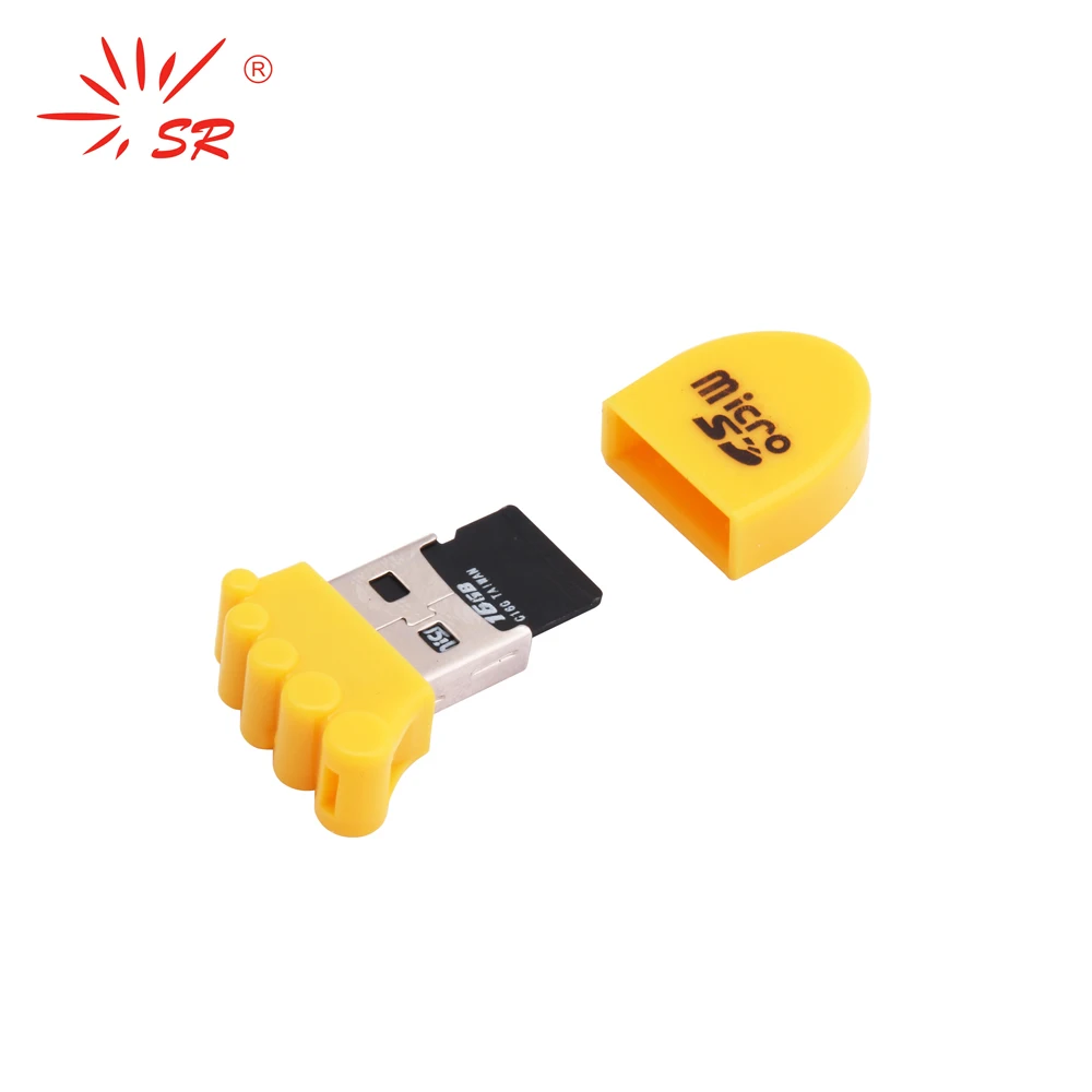 SR Ankle Style Micro SD Card Reader USB 2.0 Flash Lector Internal Memory OTG Adapter Drive for PC Laptop Accessories