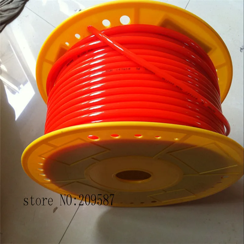 

Tube PU Pneumatic Hose Red color 2.5mm x 4mm for pneumatics 25meter