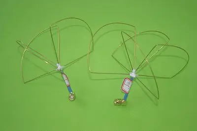 1.2G 3 4 Blades RP-SMA Clover Leaf Antenna & Skew Planar, Audio Video FPV TX RX