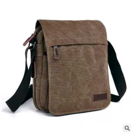 Zuolunduo Messaggero Degli Uomini di Tela Borsa Vintage Borsa A Tracolla Uomo Cross body Bag uomini uomini multifunzione impermeabile borsa della tela di canapa