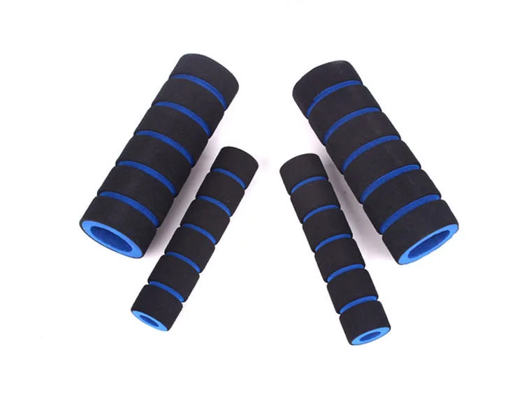 Universal Grips Comfort Sponge Foam Motorcycle Scooter Bicycle 4pcs/set 2 Grip Cover + 2 Levers Cover