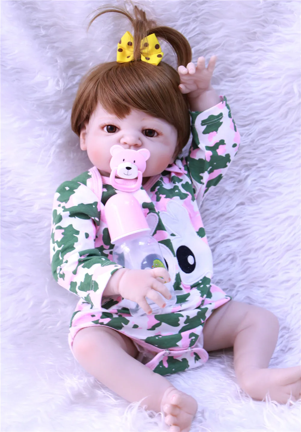 Baby real born full body silicone reborn dolls 22