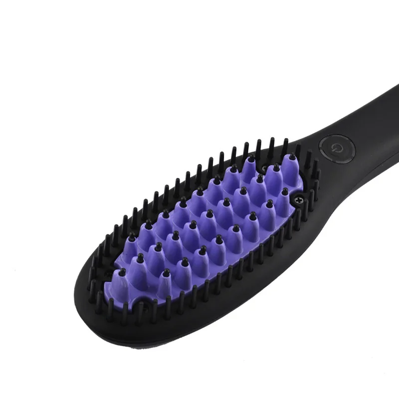 Electric Ceramic Anti-Scald Hair Brush Straightener Comb PTC Fast Heating Straight Hair Straightening Curling Brushes - view 5