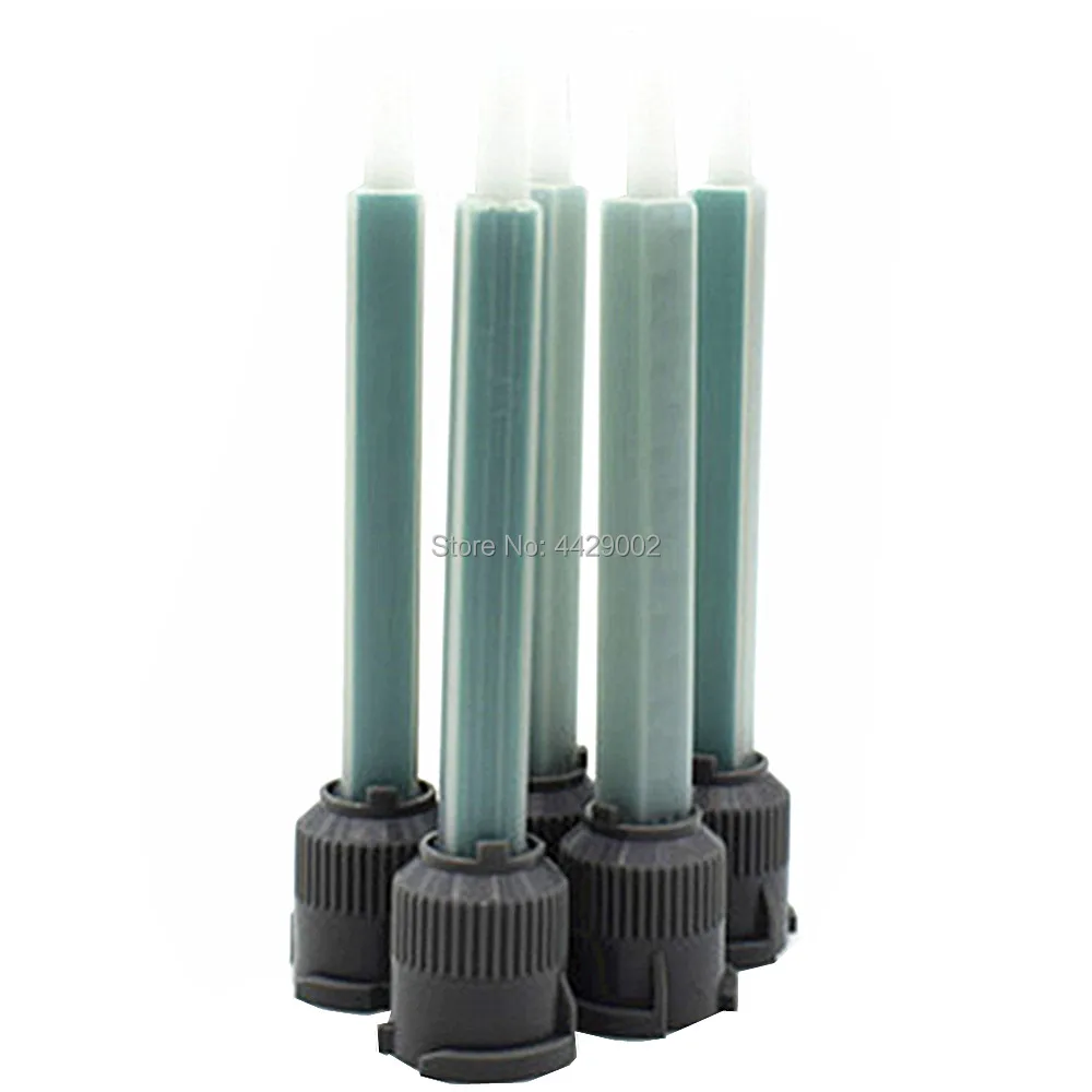 1500 Stück statische Mischdüsen 1:1 für Epoxidharzmischung, Mischrohr 90 mm, quadratische statische Mischdüse für 50 ml 1:1 Klebstoffe AB-Kleber – Detail 7
