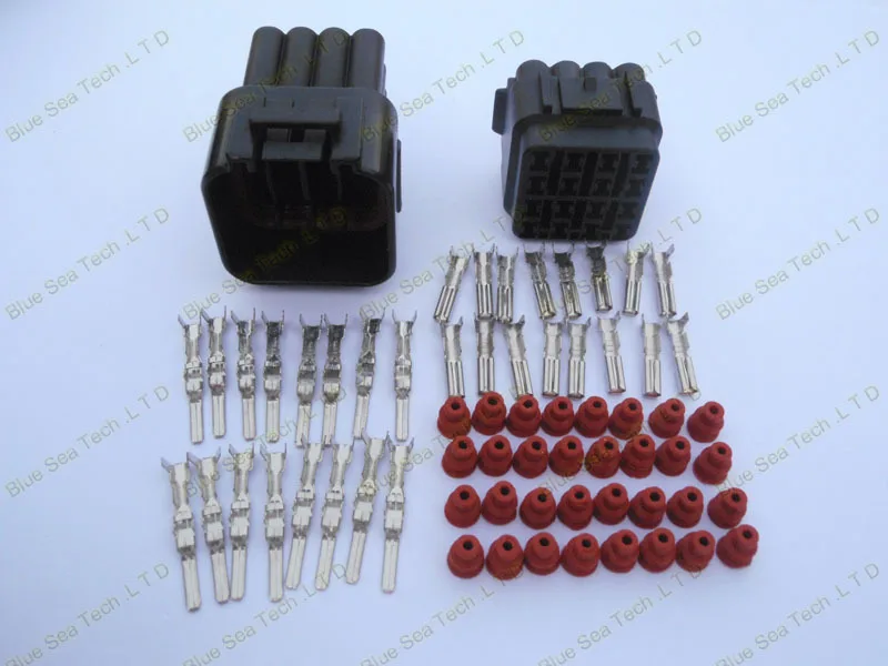 Sample,2 sets 16 Pin/way 2.2mm car connector,Car Waterproof Electrical plug,Automotive sensor Main connector for car truck ect.