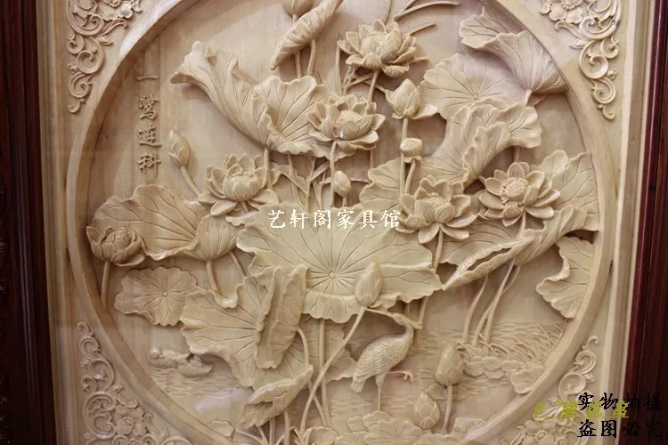 Dongyang wood carving in Ming and Qing Dynasties classical wood relief sculptures landing entrance plaque hanging seat screen wa