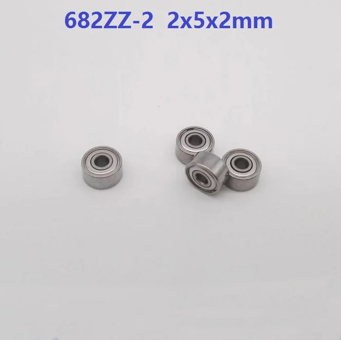 500pcs/lot 682ZZ-2 deep groove ball bearings Miniature Mini bearing 2x5x2mm 2*5*2mm