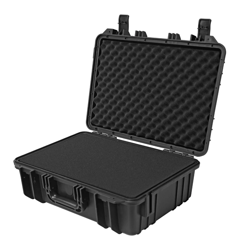 Caja de Herramientas para instrumentos de seguridad, maletín de plástico ABS, resistente a impactos, equipo de cámara, 470x360x168mm