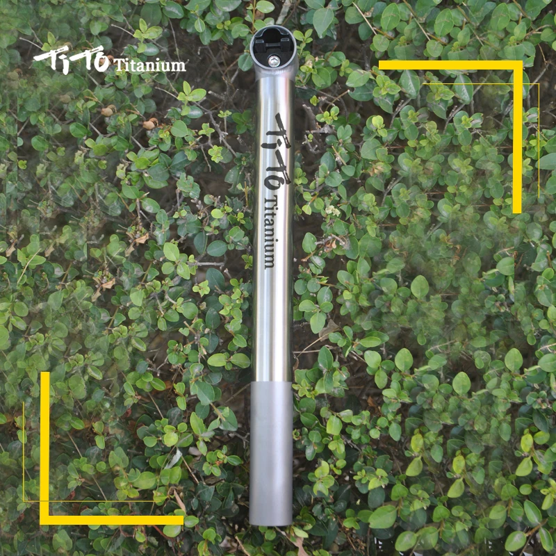 TiTo new arrival  titanium alloy seatpost new arrival bicycle seatpost road bike MTB bike seatpost length can be customized Seat